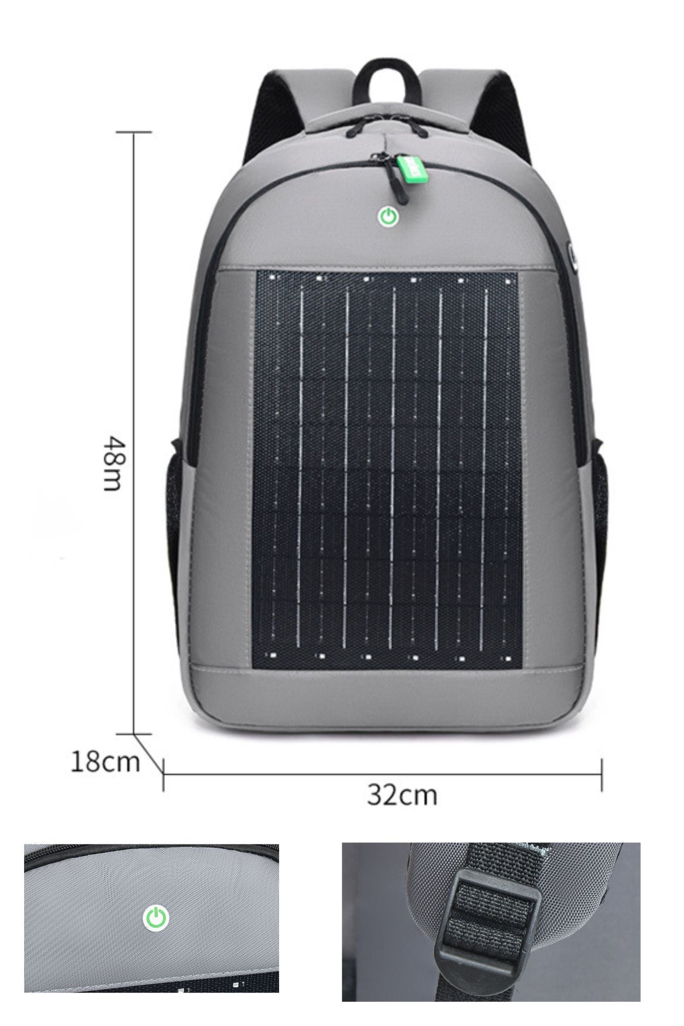 Solar Smart Backpack – Premium Outdoor & Urban Charging Gear