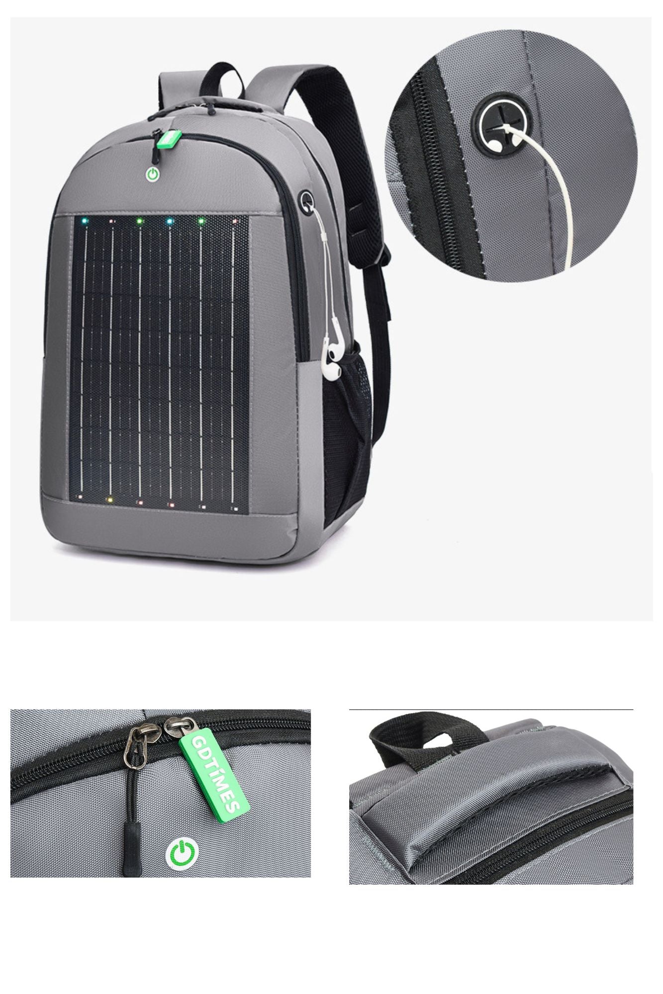 Solar Smart Backpack – Premium Outdoor & Urban Charging Gear