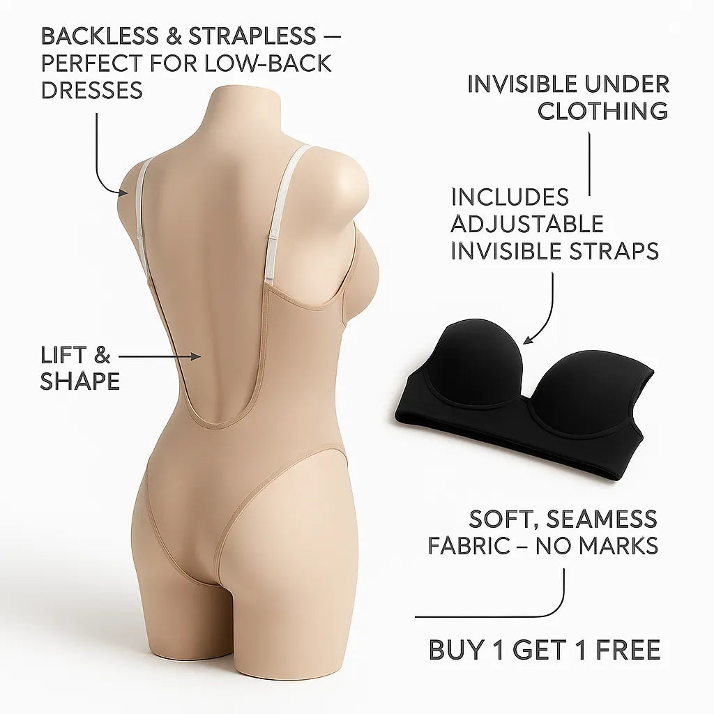 Backless Body Shaper Bra