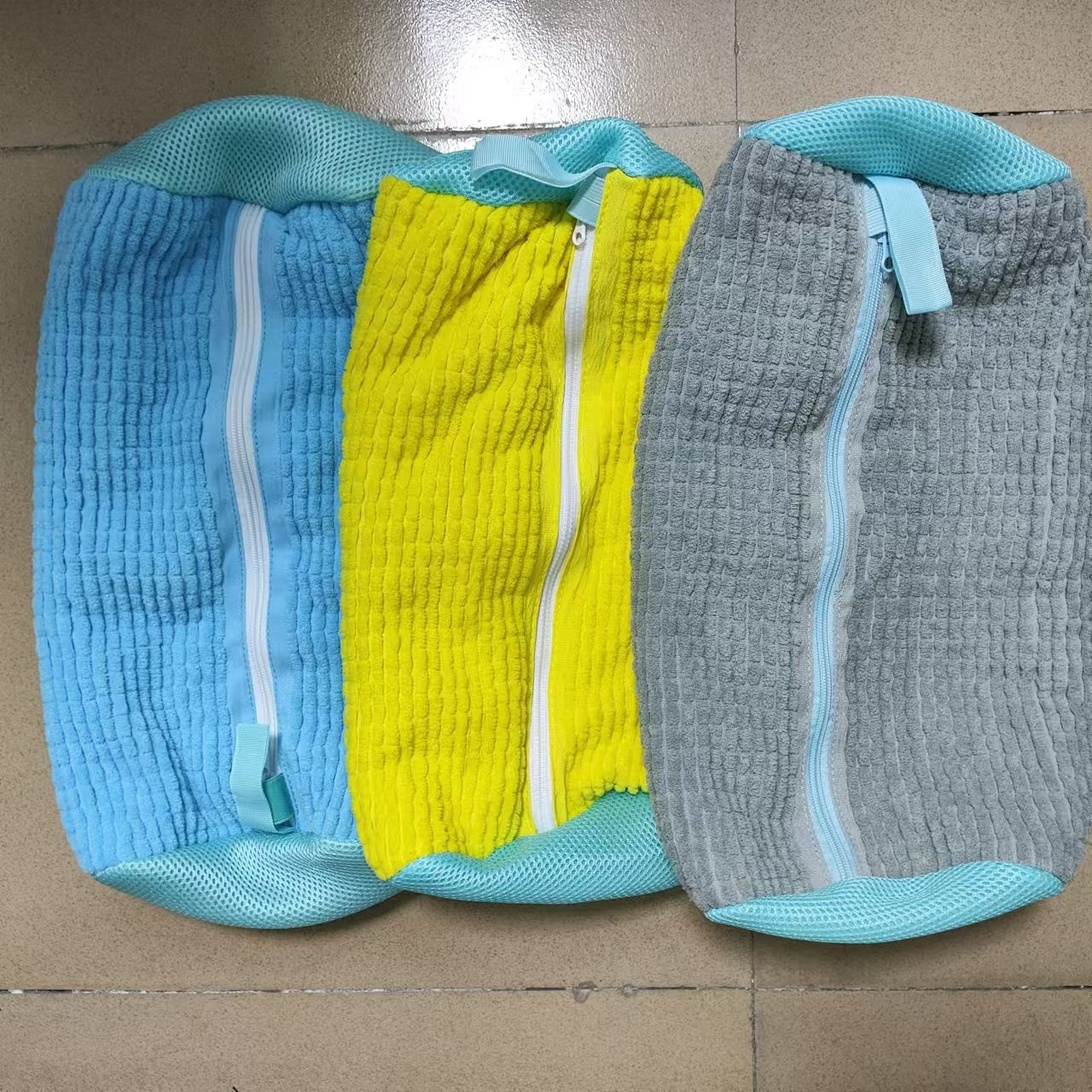 Shoe Washing Machine Bag – 2pcs Yellow 360° Deep Clean Sneaker Laundry Bags for Washer & Dryer
