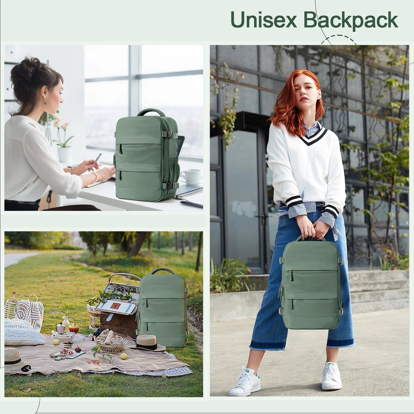 Premium Travel Backpack – Waterproof, Durable & Spacious