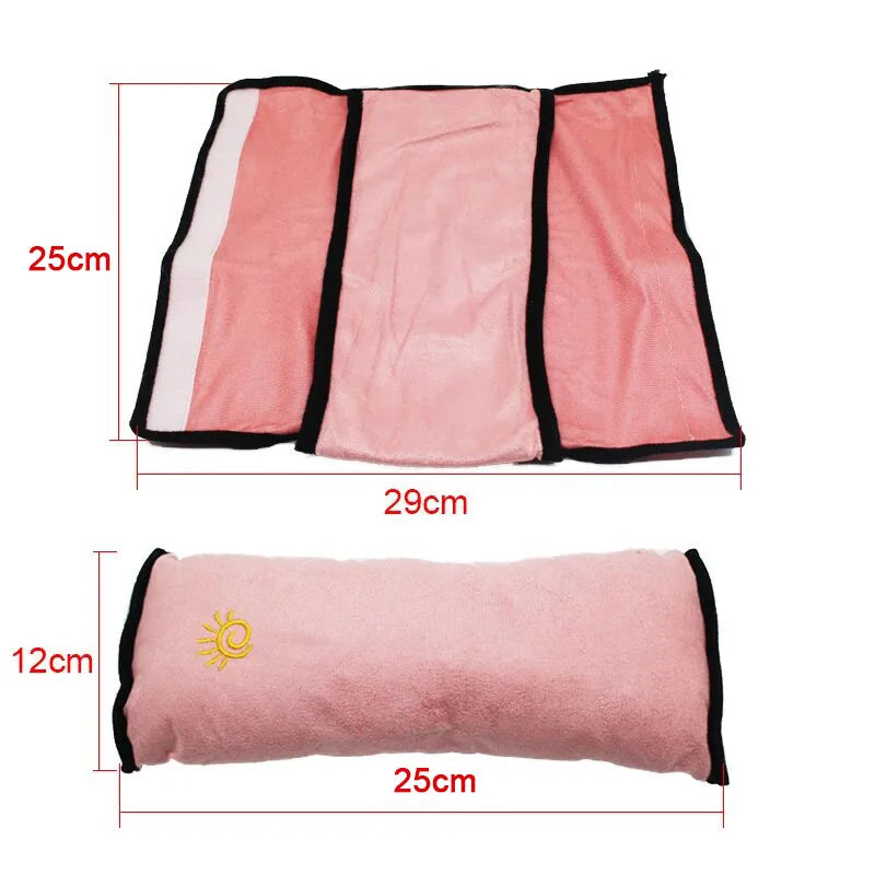 Plush Car Seat Belt Shoulder Pads ( Pack of 2) – Thickened, Sleep-Ready Safety Cushion for Kids (Wholesale Available)
