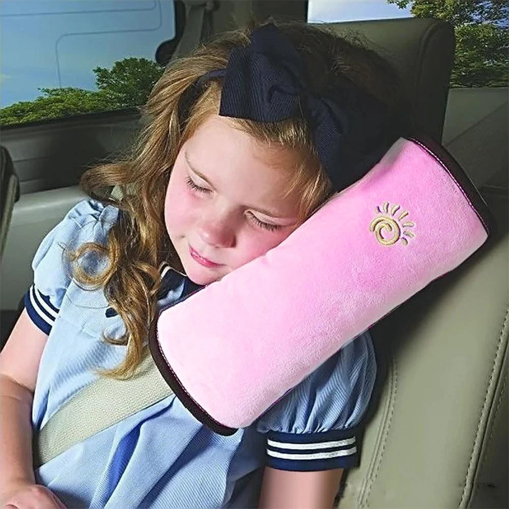 Plush Car Seat Belt Shoulder Pads ( Pack of 2) – Thickened, Sleep-Ready Safety Cushion for Kids (Wholesale Available)