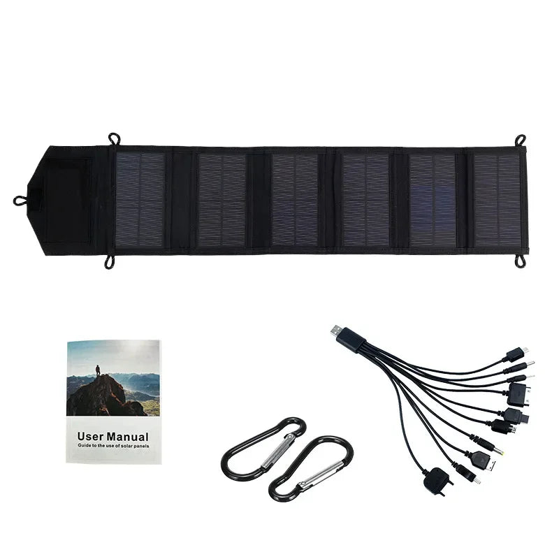 800W Foldable Solar Panel Charger – Portable USB Solar Power for Camping & Hiking Eco-Friendly
