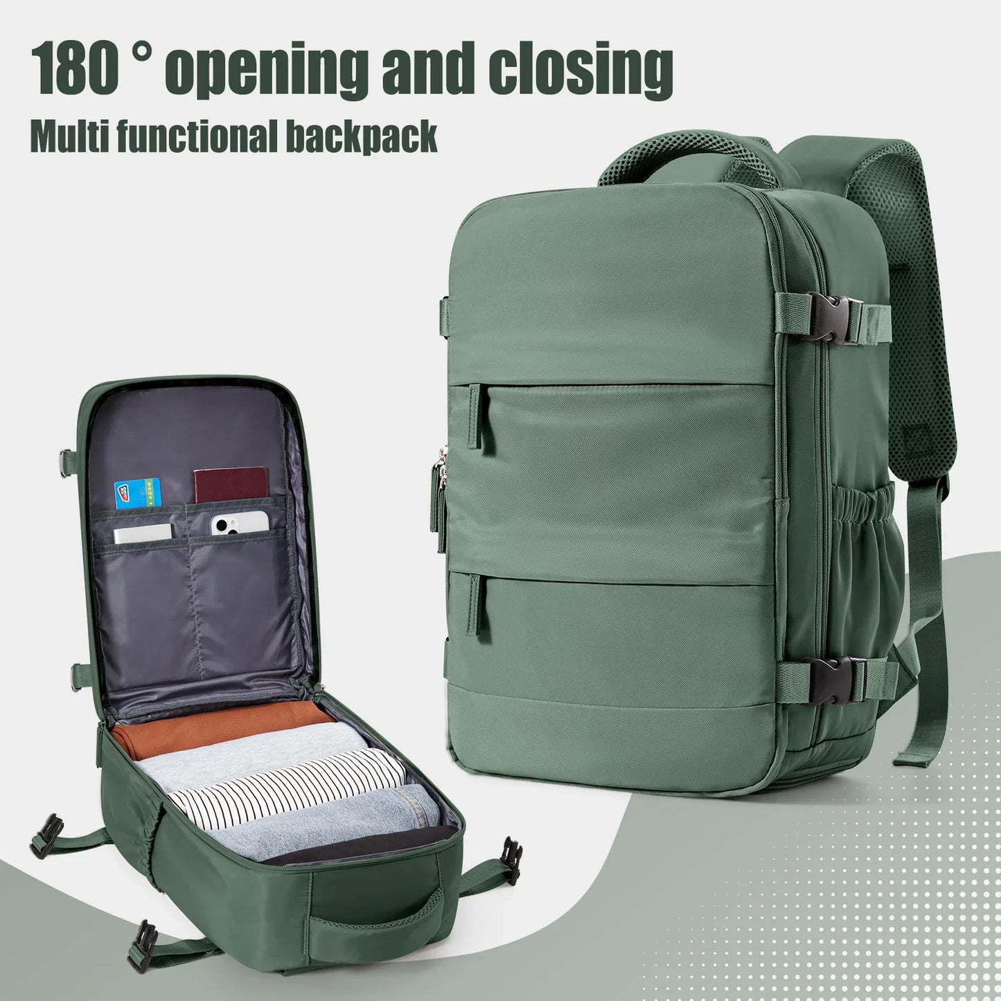 Premium Travel Backpack – Waterproof, Durable & Spacious
