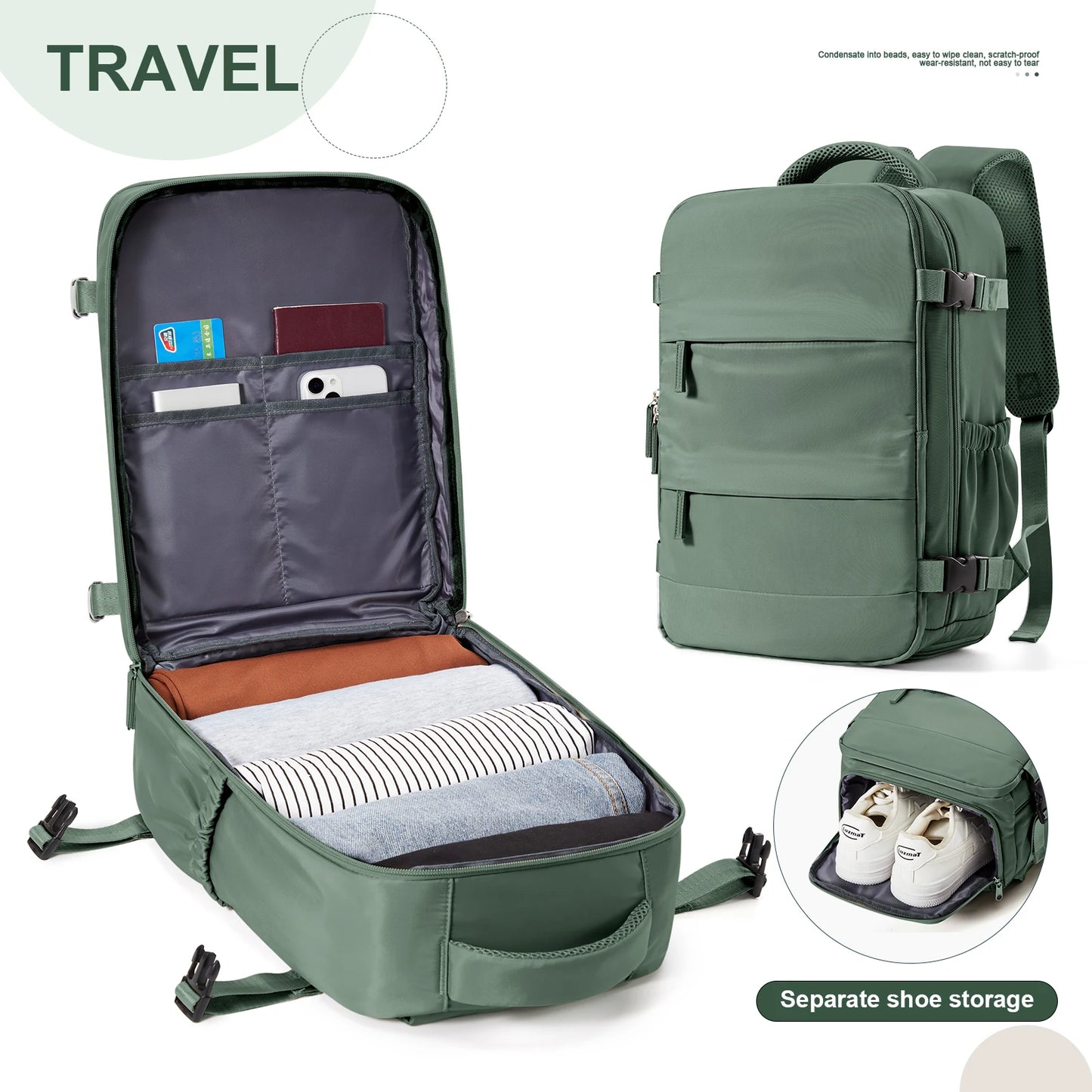 Premium Travel Backpack – Waterproof, Durable & Spacious