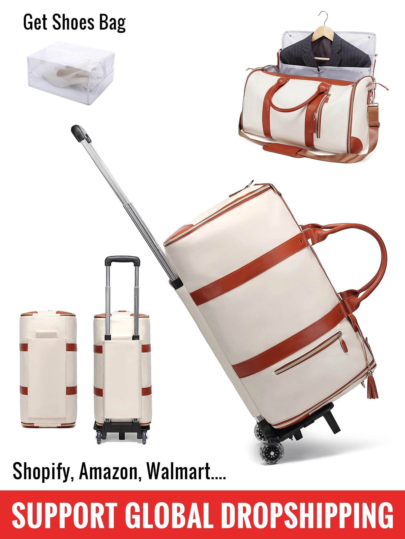 PackMore Foldable Trolley – Big Space, Easy Travel