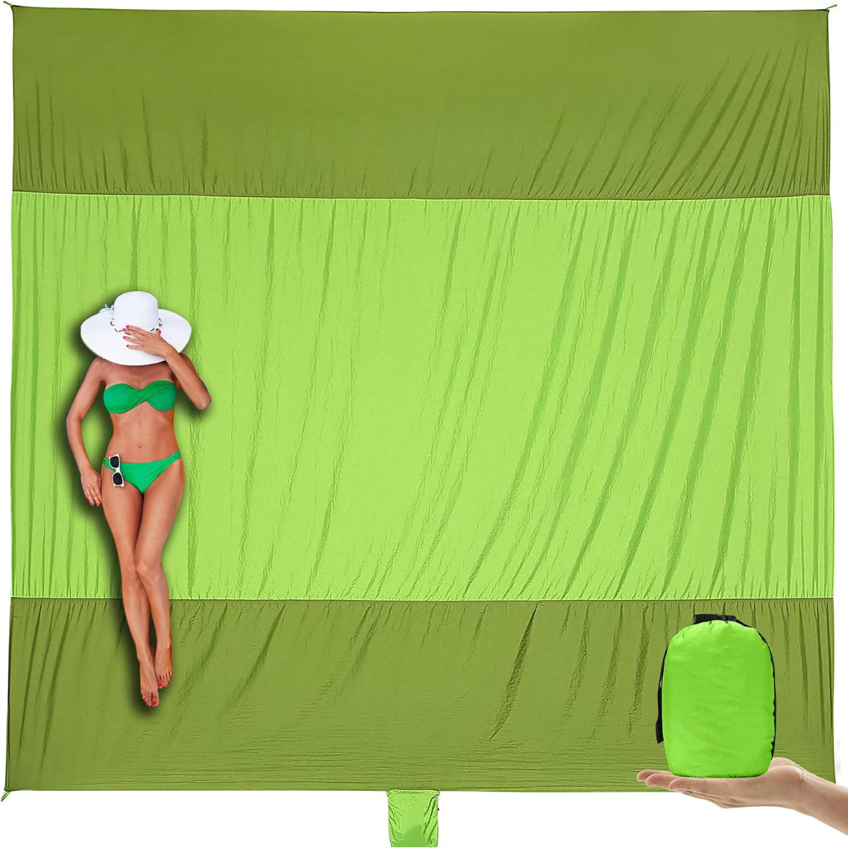 Premium Sandproof Waterproof Beach Mat – Lightweight & Quick-Dry Picnic Blanket