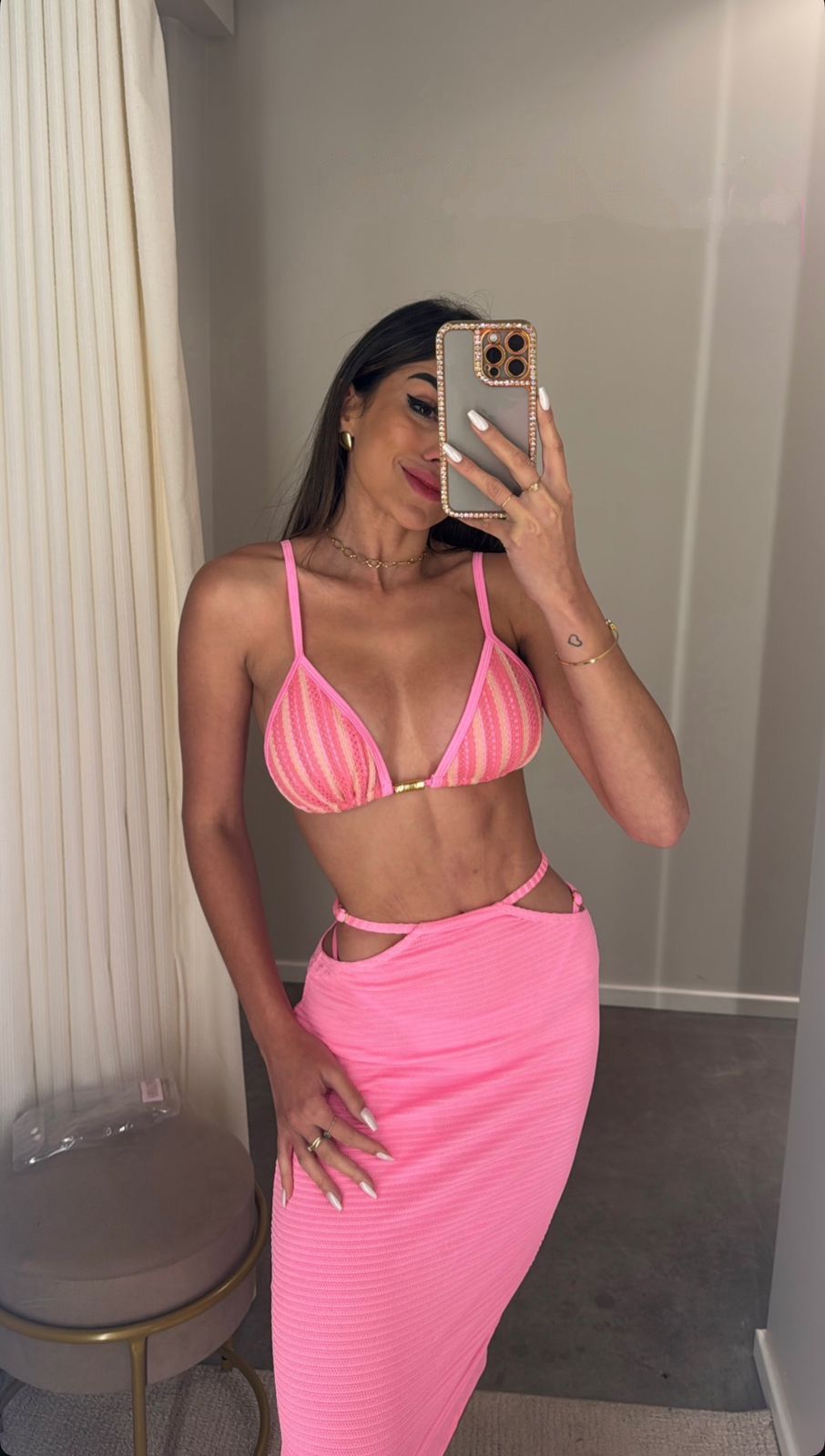 Biquini Anitta Tricot Bali Tutti Frutti/Nude