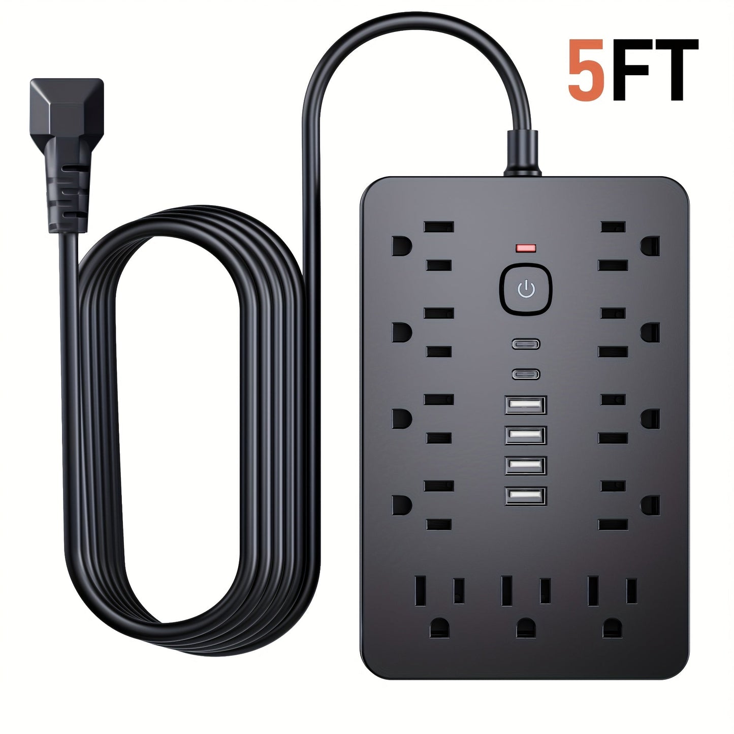 Surge Protector Power Strip USA