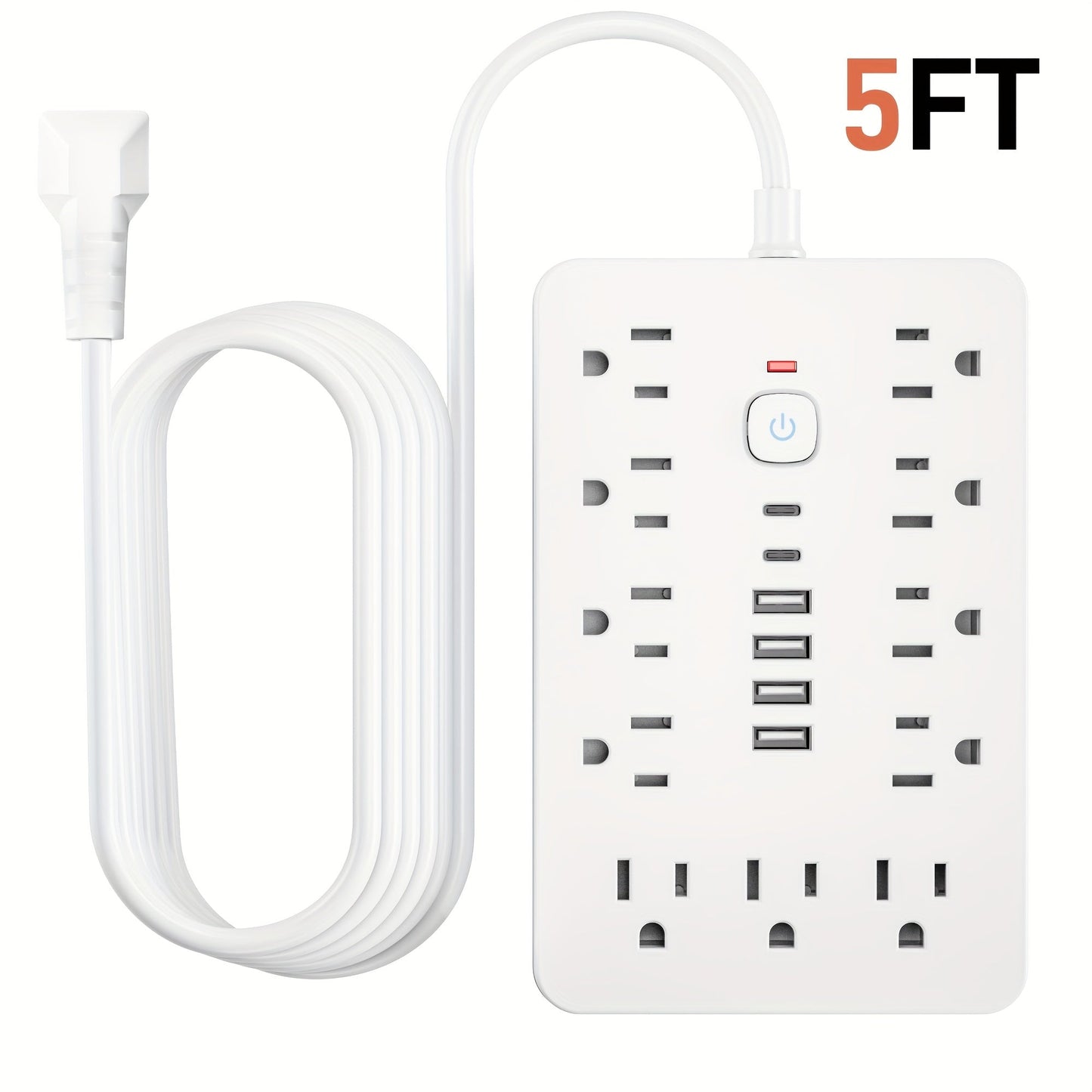 Surge Protector Power Strip USA