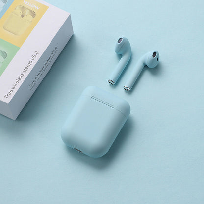SN-JOEBUD-9007-LTB  Blue Wireless Bluetooth Earbuds – Ergonomic Fit, Noise-Canceling, IPX4 Waterproof