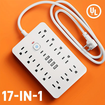 Surge Protector Power Strip USA