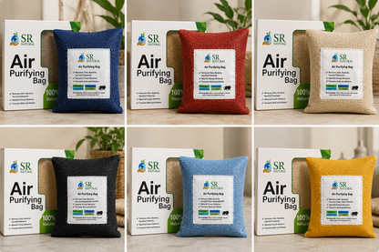 Air Purifying Bamboo Charcoal Bag (100g × 4 Pack), (200g × 4 Pack),(500g × 2 Pack)