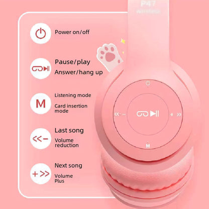 Bluetooth Wireless Headphones with Microphone for Kids, Mobile & PC
