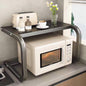 Multi-Functional Microwave Oven Storage Rack – Double-Layer Kitchen Shelf  and countertop Organizer
