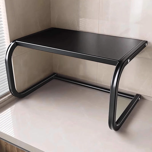 Multi-Functional Microwave Oven Storage Rack – Double-Layer Kitchen Shelf  and countertop Organizer
