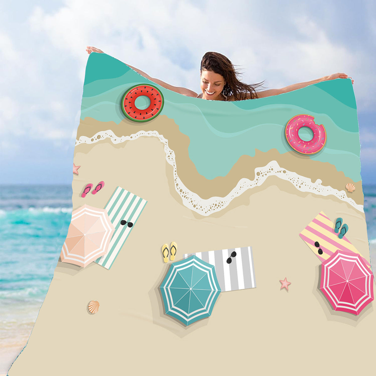 Coastal Dreams Beach Mats – 5 Vibrant Summer Designs