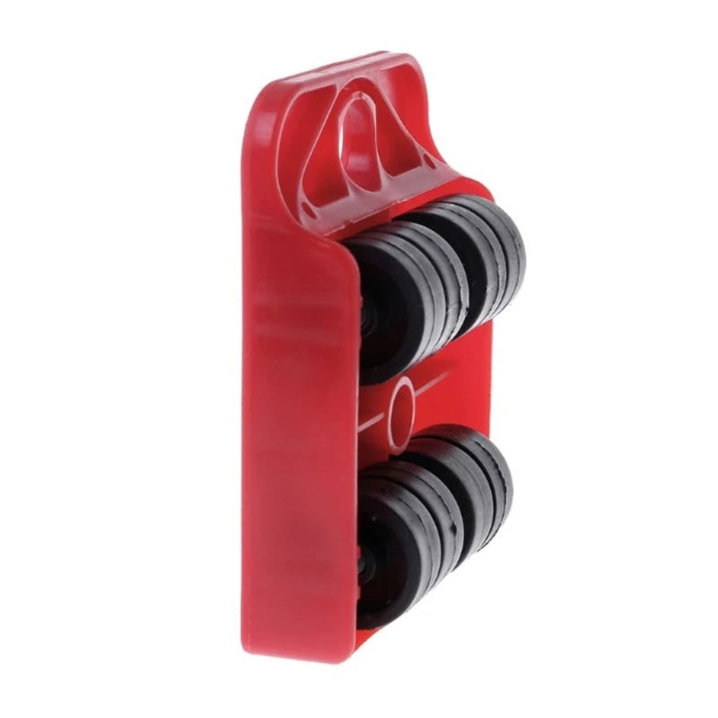 4pcs set Furniture Lifter Heavy Duty Furniture Mover Transport Moving System 4 Move Roller 1 Wheel Bar Lifting Hand Tool Set