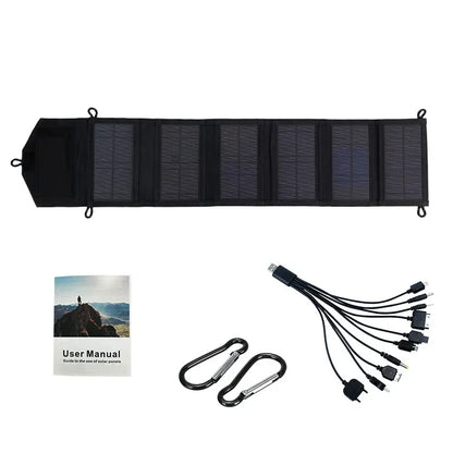800W Foldable Solar Panel Charger – Portable USB Solar Power for Camping & Hiking  Eco-Friendly