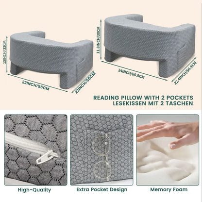 ComfortPlus Ergonomic Lap Desk – Gaming & Reading Made Easy!