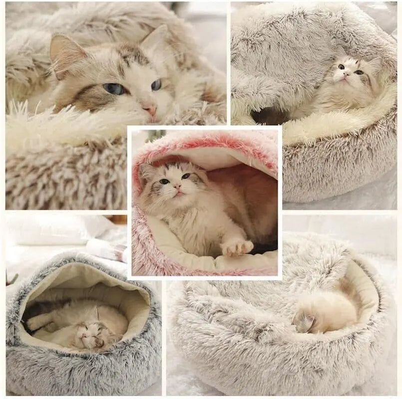 Cozy Cave Cat Bed – Ultimate Comfort &amp; Security for Your Pet
