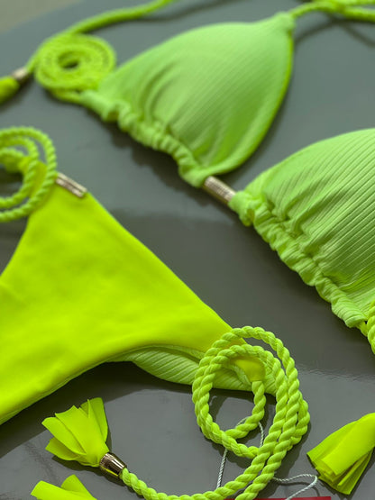 Biquini Geovanella Eden Amarelo Neon
