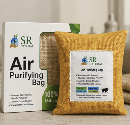 Air Purifying Bamboo Charcoal Bag (100g × 4 Pack), (200g × 4 Pack),(500g × 2 Pack)