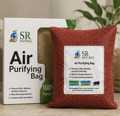 Air Purifying Bamboo Charcoal Bag (100g × 4 Pack), (200g × 4 Pack),(500g × 2 Pack)