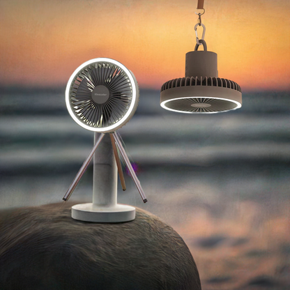 10000mAh 4000mAh Camping Fan Rechargeable Desktop